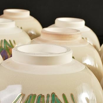 Amazon.co.jp: 京焼 鈴木清安作 色絵金彩 仁清 菖蒲文 数茶碗 十